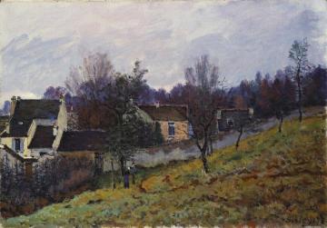 Autumn in Louveciennes Artwork by Alfred Sisley