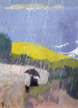 Pluie En Bretagne Artwork by Maurice Denis
