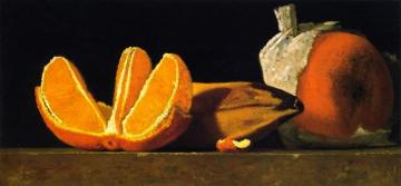 Still Life With Oranges And Banana Artwork by John Frederick Peto