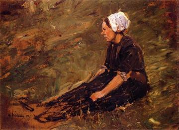 Netzflickerin Artwork by Max Liebermann