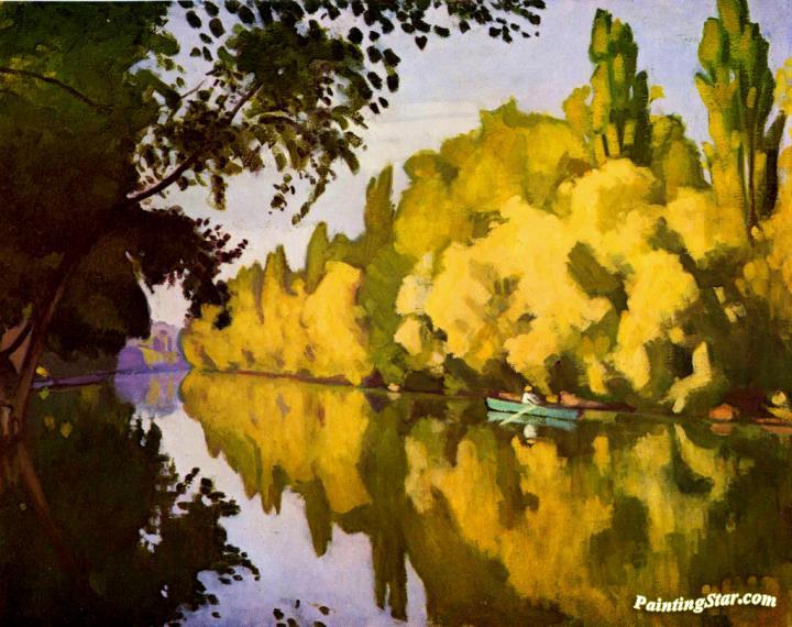 Riverscene Artwork by Albert Marquet