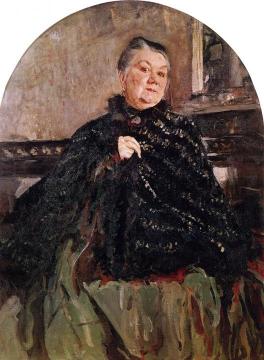 Portrait of the Actress Glikeria Fedotova Artwork by Valentin Serov