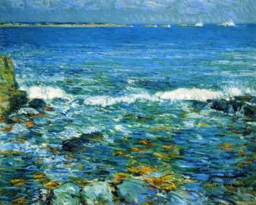Duck Island From Appledore Artwork by Frederick Childe Hassam
