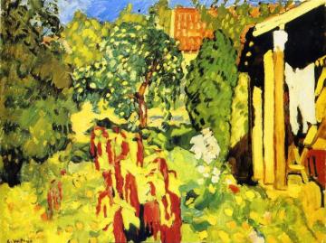 Le Jardin à Choisel Artwork by Louis Valtat