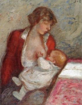 Motherhood Artwork by Georges D'espagnat