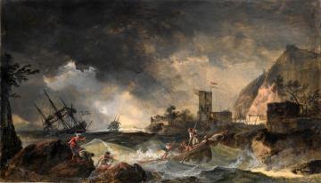 Storm Artwork by Claude-Joseph Vernet