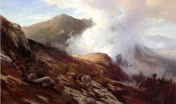 Half-Way Up Mt. Washington Artwork by Edward Moran