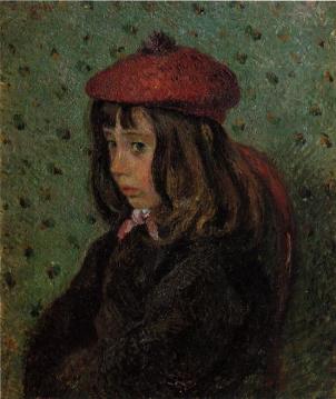 Portrait of Felix Pissarro Artwork by Camille Pissarro