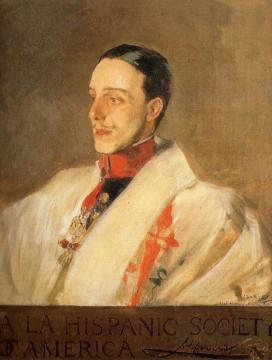 Portrait of King Alfonso Artwork by Joaquin Sorolla y Bastida
