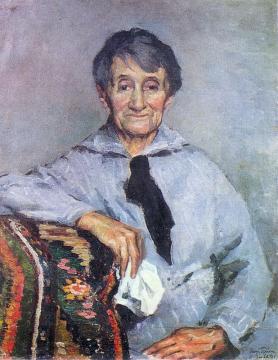 Portrait Of O.grabar-dobryanskaya Artwork by Igor Grabar