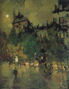After Rain,paris Artwork by Constantin Alexeevich Korovin