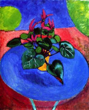 Purple Cyclamen Artwork by Henri Matisse