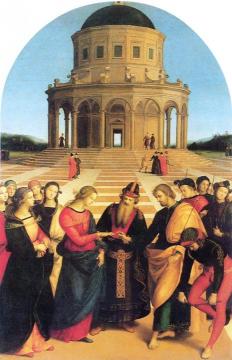 Marriage of the Virgin Artwork by Raphael
