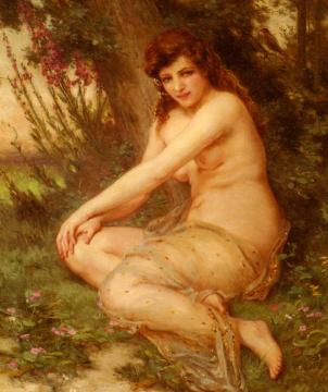 La Nymphe de Foret Artwork by Guillaume Seignac