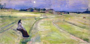 Evening Artwork by Edvard Munch