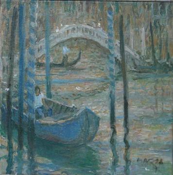 Venice. Rialto Bridge Artwork by Tatiana Yablonskaya