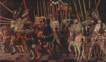 Battle Of San Romano Artwork by Paolo Uccello