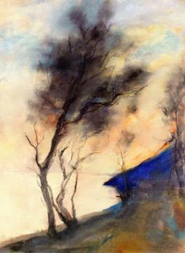 Italian Shore Artwork by Lesser Ury