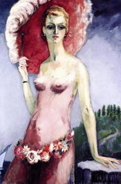 Woman With Feathered Plume Artwork by Kees Van Dongen
