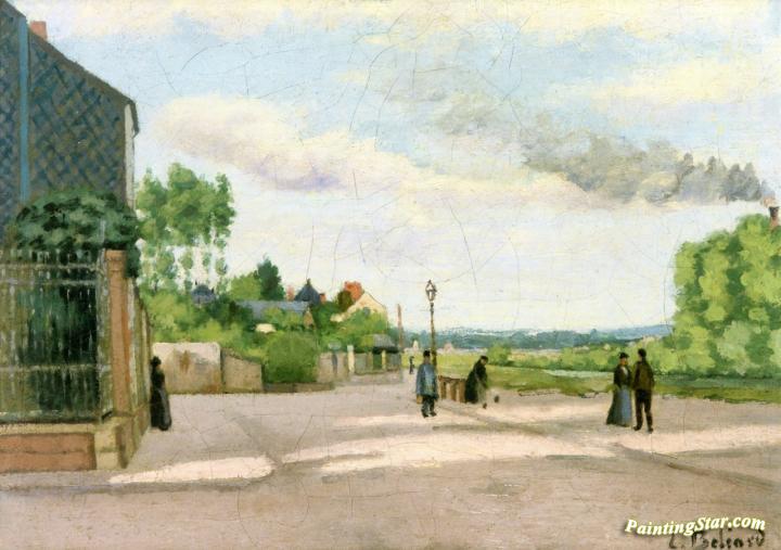 Banks of the Oise Artwork by Edmond Joseph Béliard