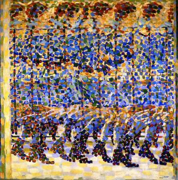 Young Girl Running On A Balcony Artwork by Giacomo Balla