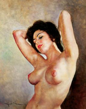 Female Nude Artwork by Pál Fried