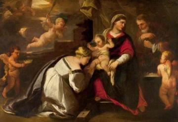 The Holy Family Artwork by Luca Giordano