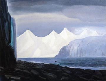 Bear Glacier - Alaska Artwork by Rockwell Kent