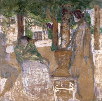 In the Shade Artwork by Edouard Vuillard