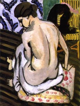 Seated Nude with Back Turned Artwork by Henri Matisse