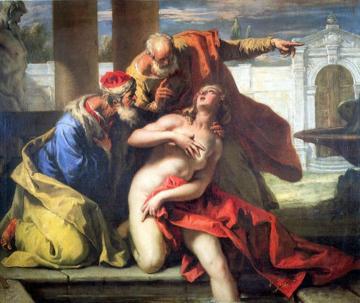 Susanna and the Elders Artwork by Sebastiano Ricci