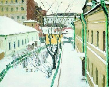 A Moscow Yard Artwork by Igor Grabar