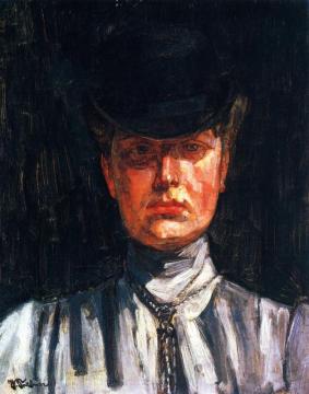 Erna Von Holzhausen Artwork by Wilhelm Trübner