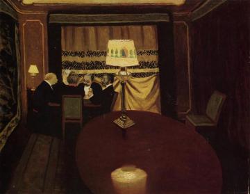 The Poker Game Artwork by Felix Vallotton
