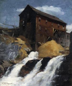 The Mill Artwork by Robert Vonnoh