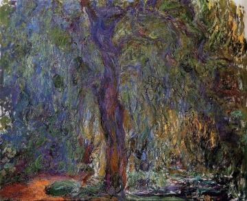 Weeping Willow Artwork by Claude Oscar Monet