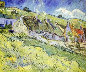 A Group Of Cottages Artwork by Vincent Van Gogh