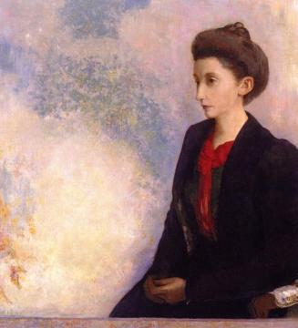 Portrait of Madame de Domecy Artwork by Odilon Redon