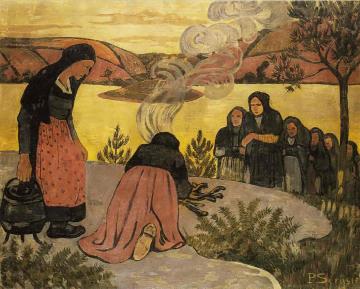 Le feu dehors Artwork by Paul Serusier