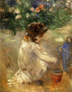 Mud Pie Artwork by Berthe Morisot