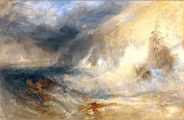 Long Ship's Lighthouse, Land's End Artwork by Joseph Mallord William Turner
