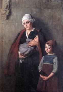 Poor Yet Rich Artwork by Therese Schwartze