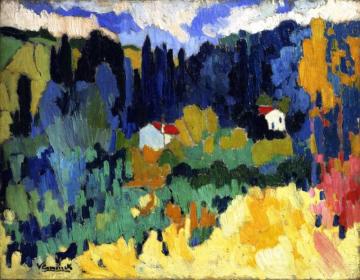 The Hills At Malmaison Artwork by Maurice De Vlaminck