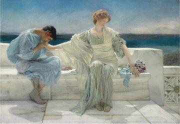 Ask Me No More Artwork by Sir Lawrence Alma Tadema