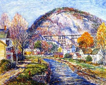 Town by a River Artwork by Reynolds Beal