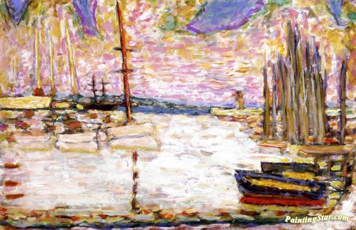 Fishing Port Artwork by Pierre Bonnard