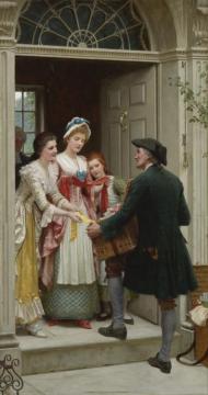 Ribbons And Laces For Very Pretty Faces Artwork by Edmund Blair Leighton