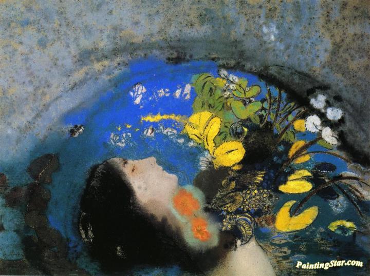 Ophelia Artwork by Odilon Redon