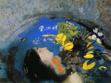 Ophelia Artwork by Odilon Redon