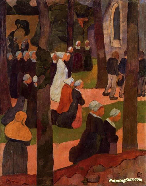 A Breton Sunday Artwork by Paul Serusier